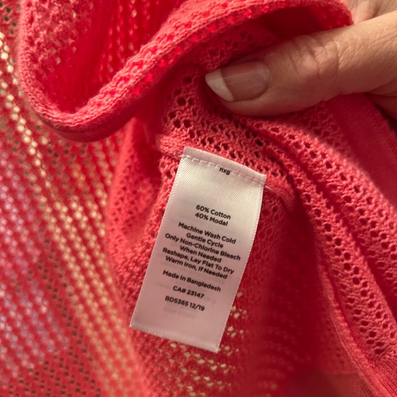 Talbots, Size XS, Coral sweater - Picture 4 of 4